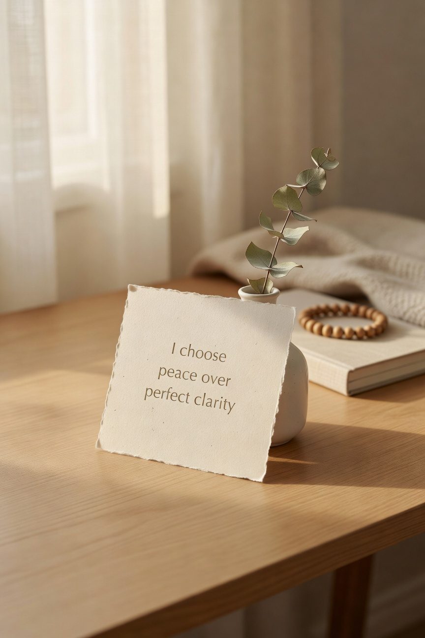 choose clarity over chaos