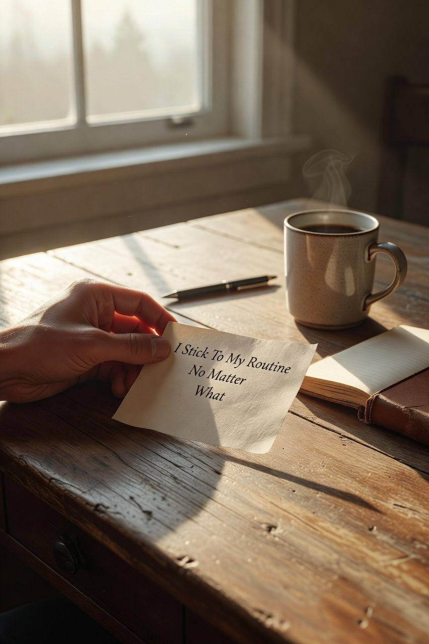 commitment to daily routine