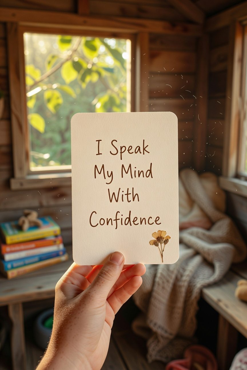 confident self expression growth mantra