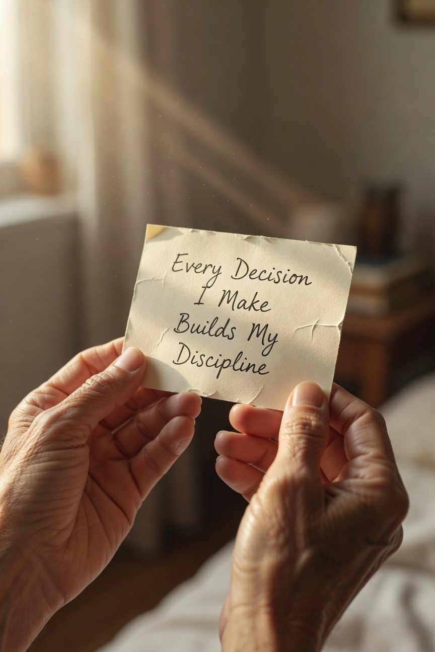 conscious choices build discipline