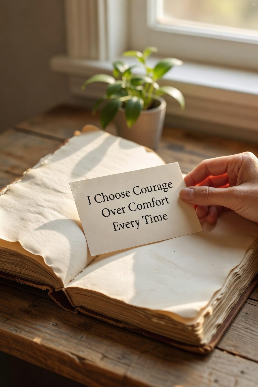 courageously embracing discomfort daily