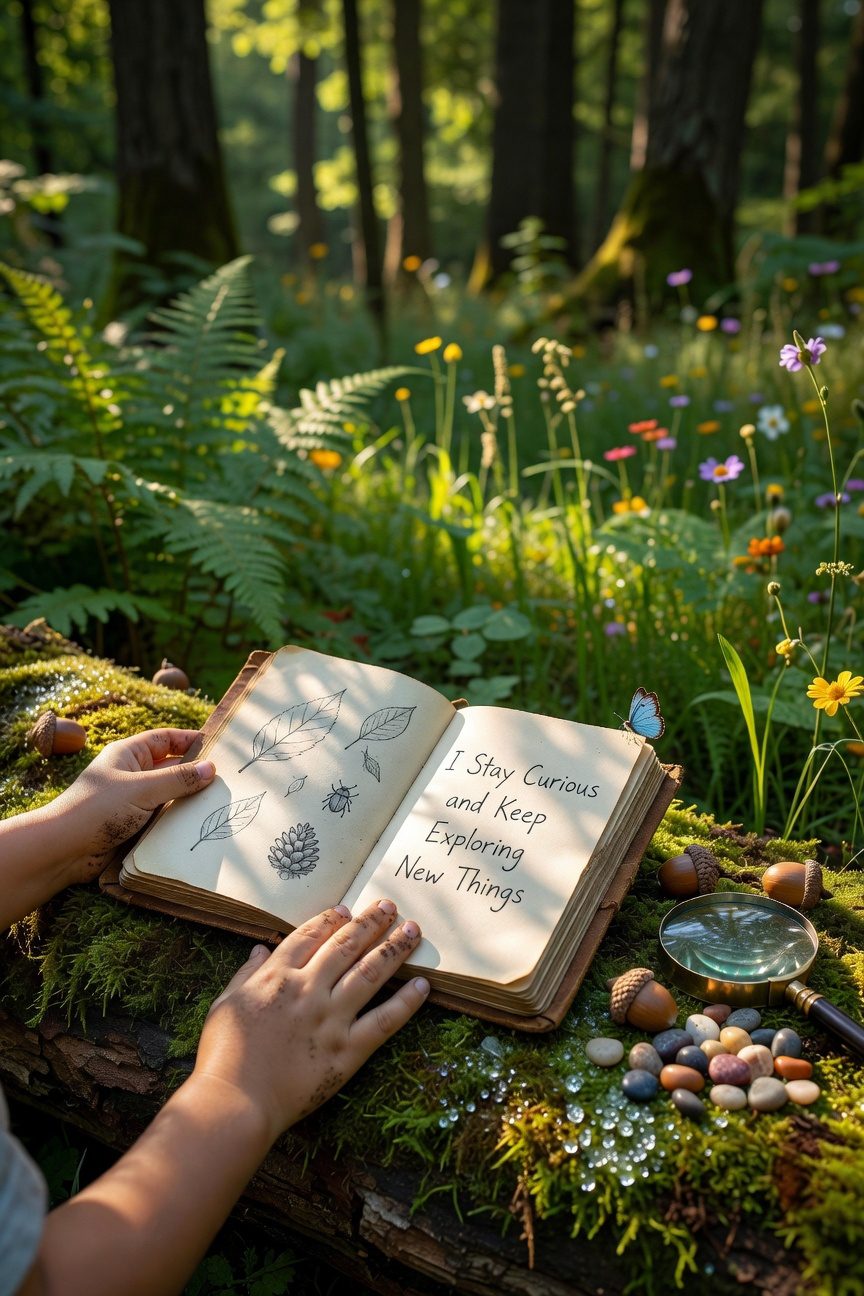 curiosity fuels joyful exploration