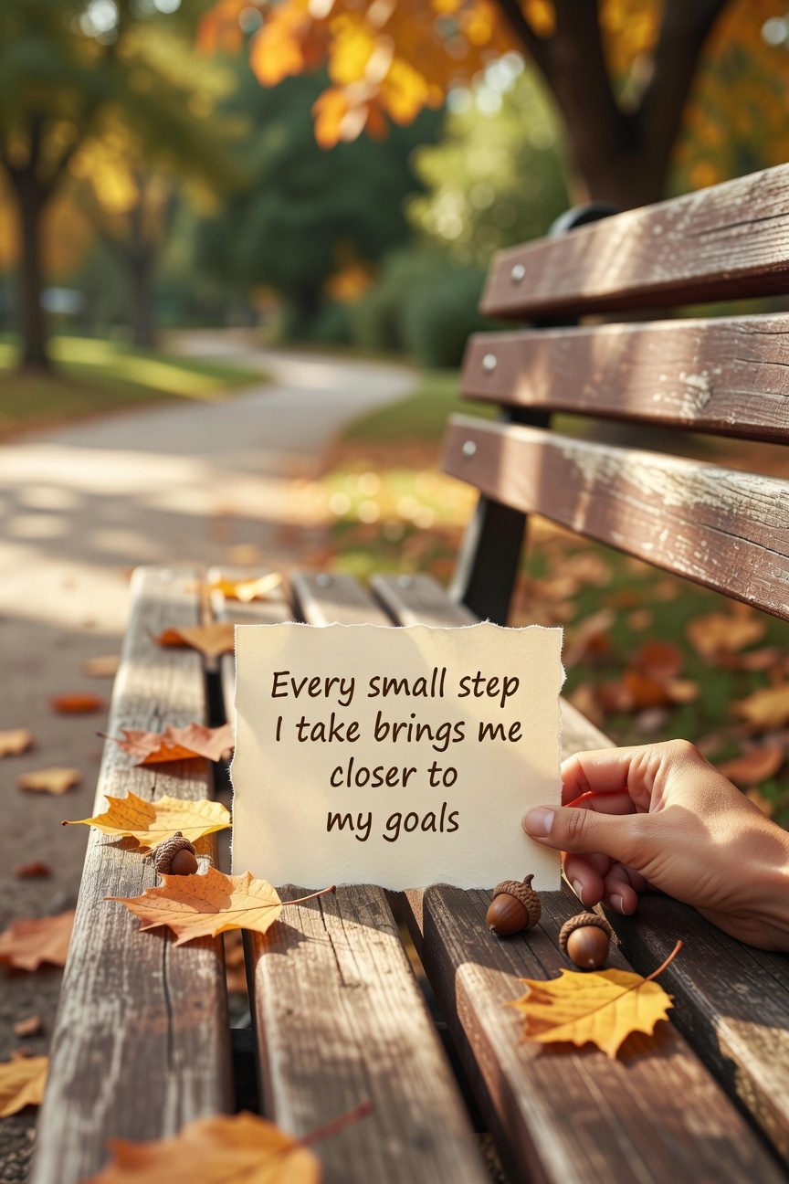 embrace incremental achievements