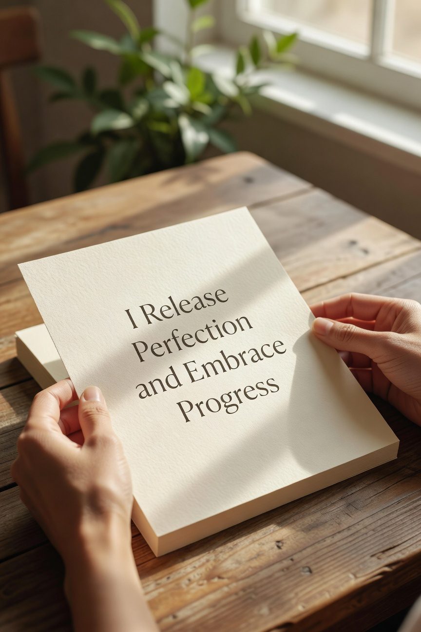 embrace progress not perfection