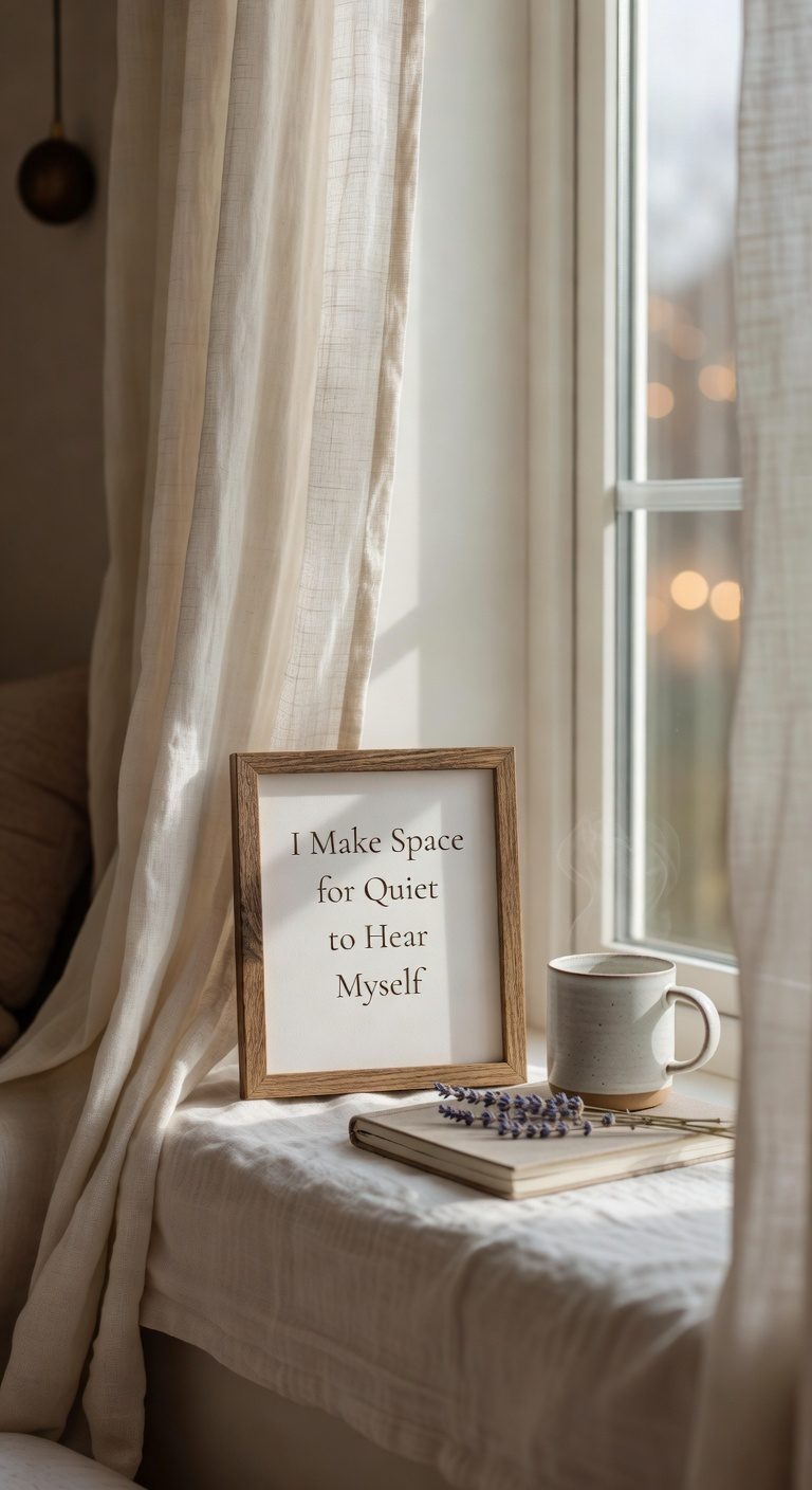 embrace silence for reflection