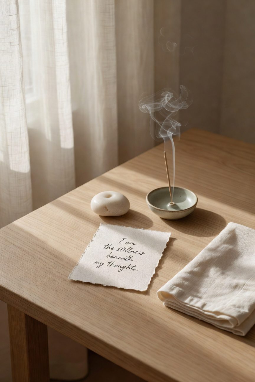 embrace stillness for clarity