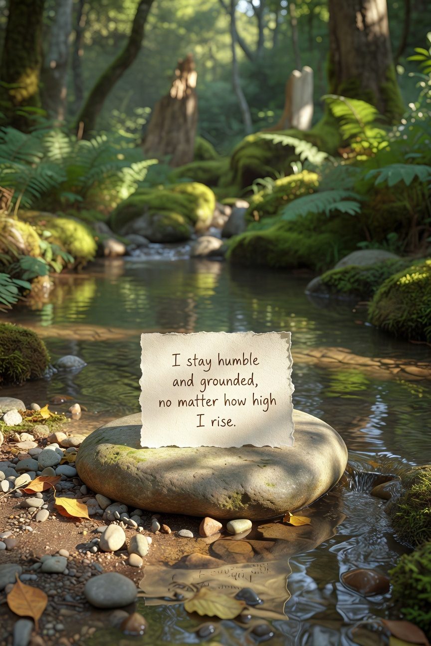 grow with grounded humility