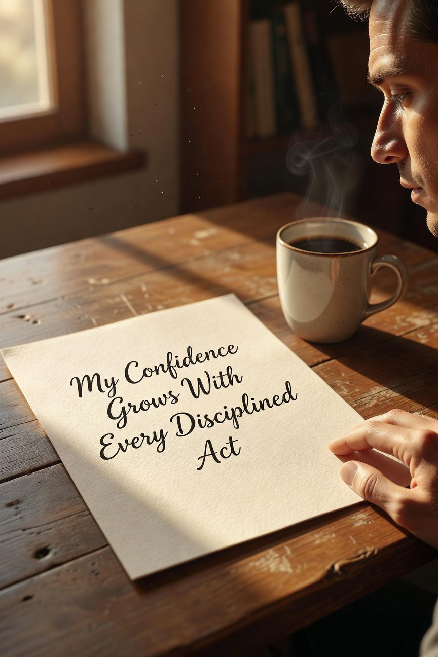 growing self belief through discipline