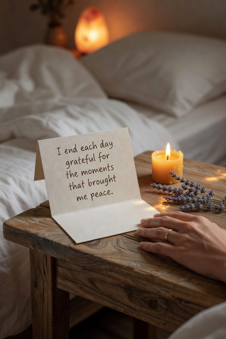 mindful evening gratitude rituals