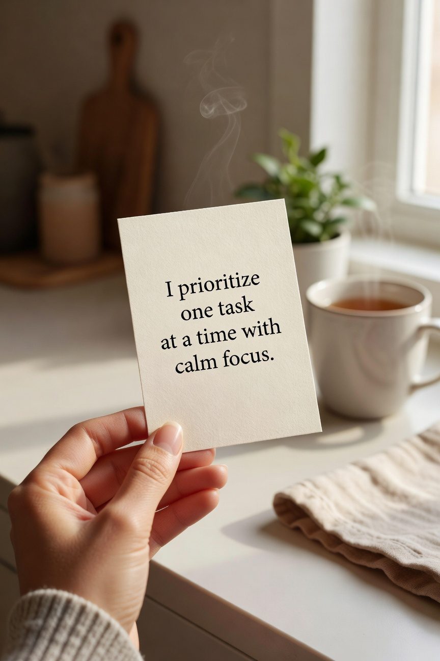 one task mindful focus