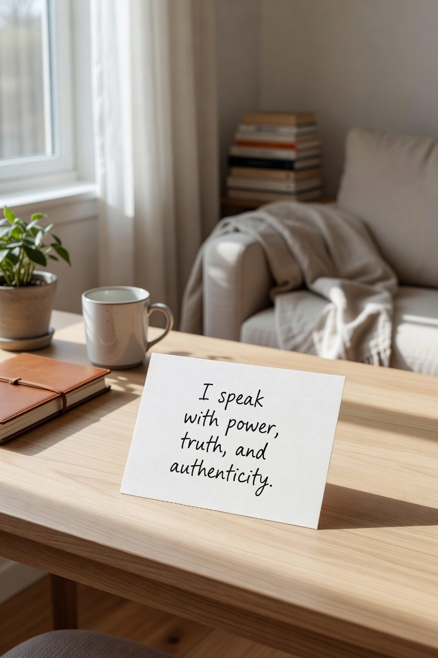 speak with authentic power