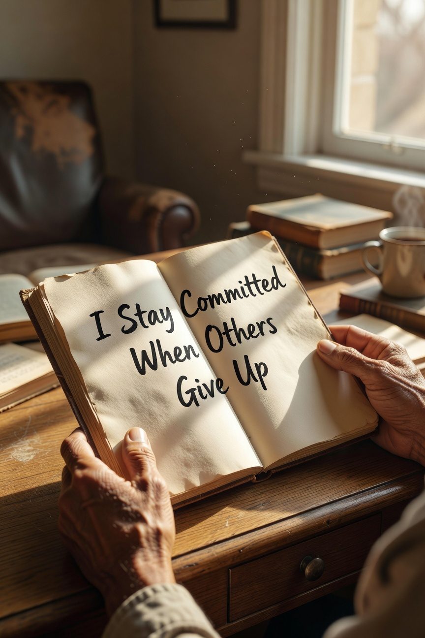 stay committed and persevere