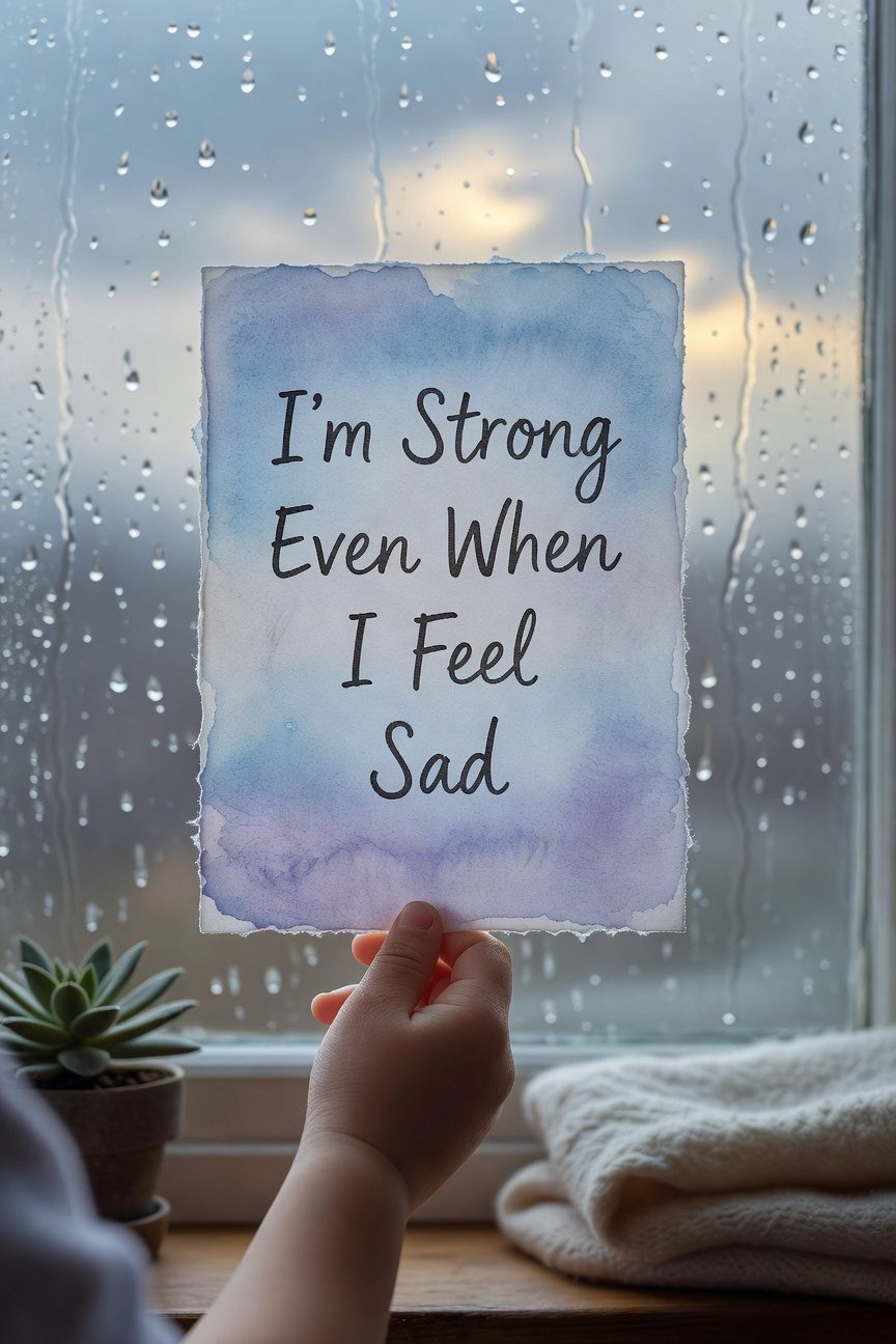 strength in sadness affirmation