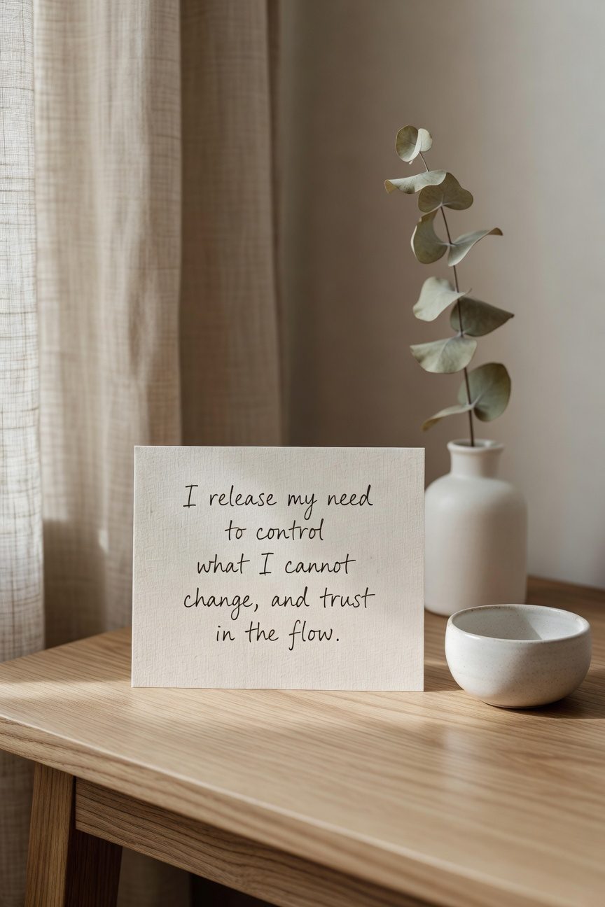 surrender control embrace uncertainty