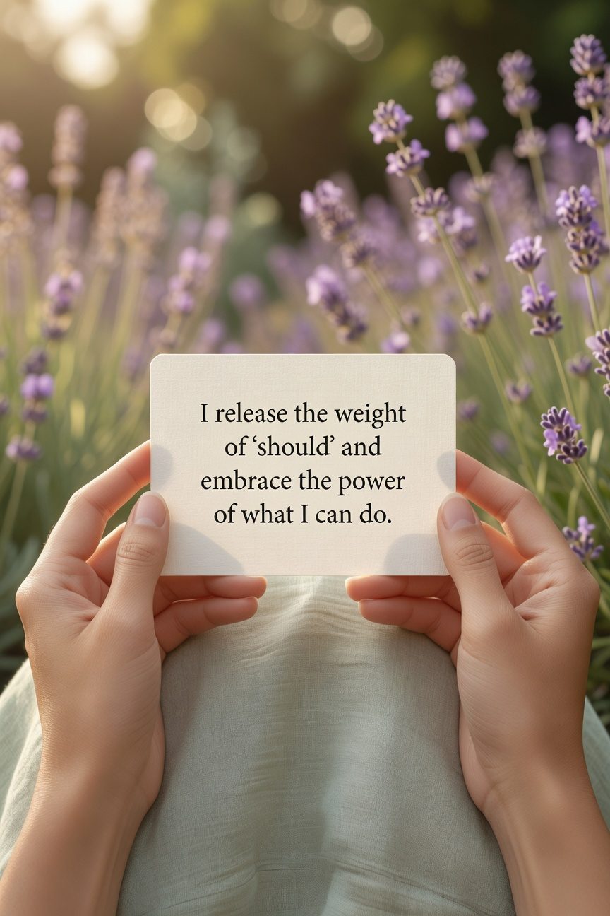 transform shoulds into cans