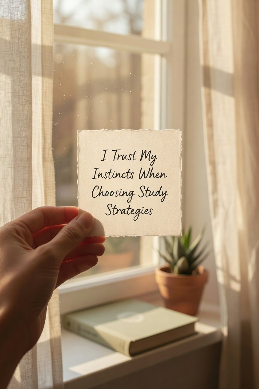 trust your study instincts