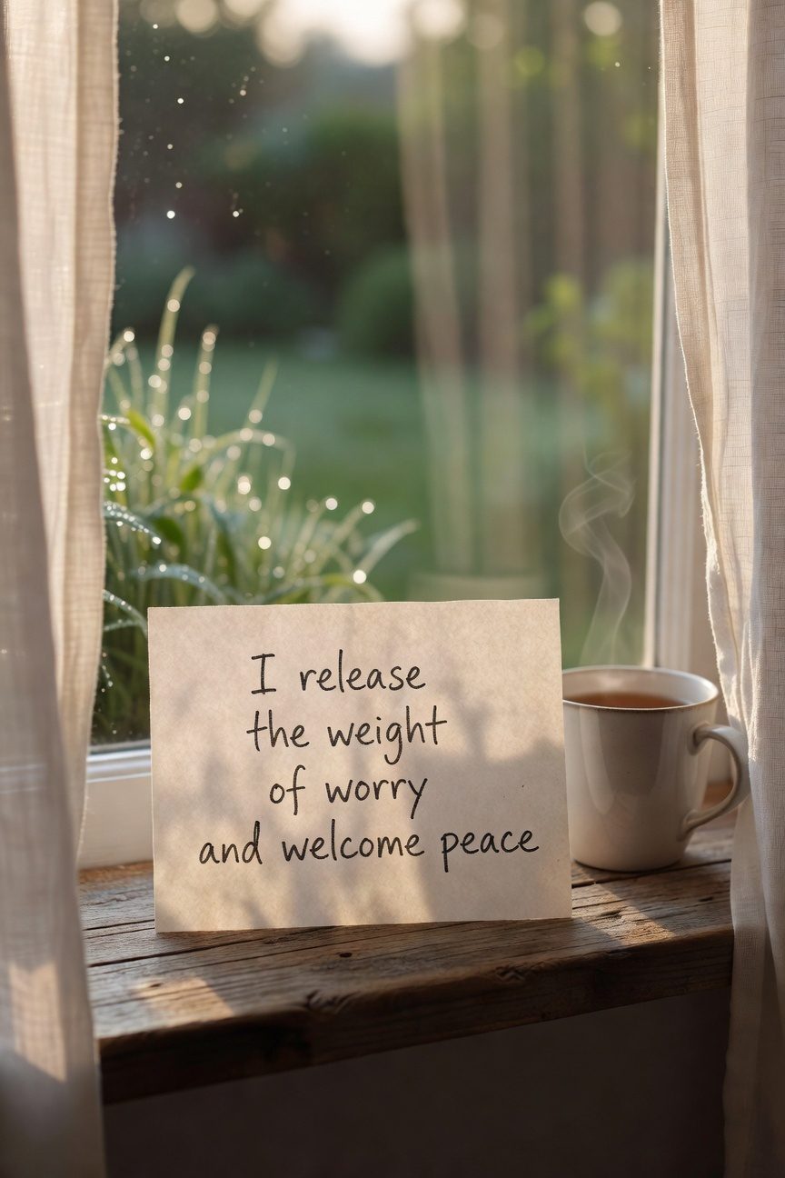 worry release for mindfulness