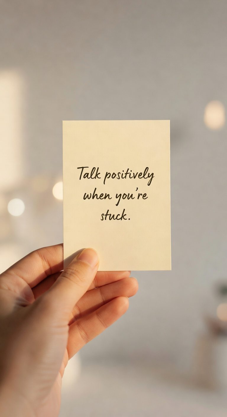 gentle affirmations foster progress