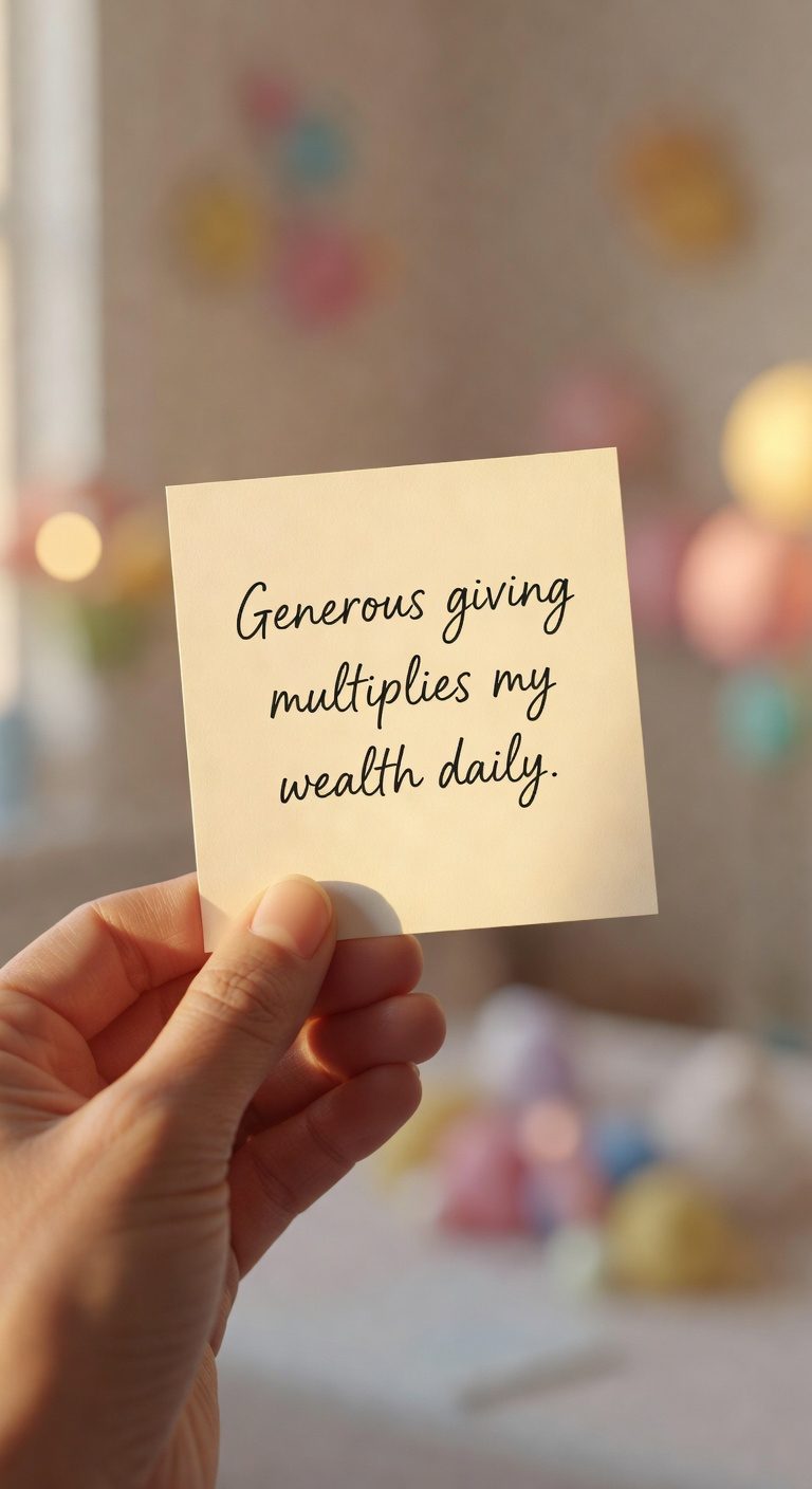 giving multiplies my wealth