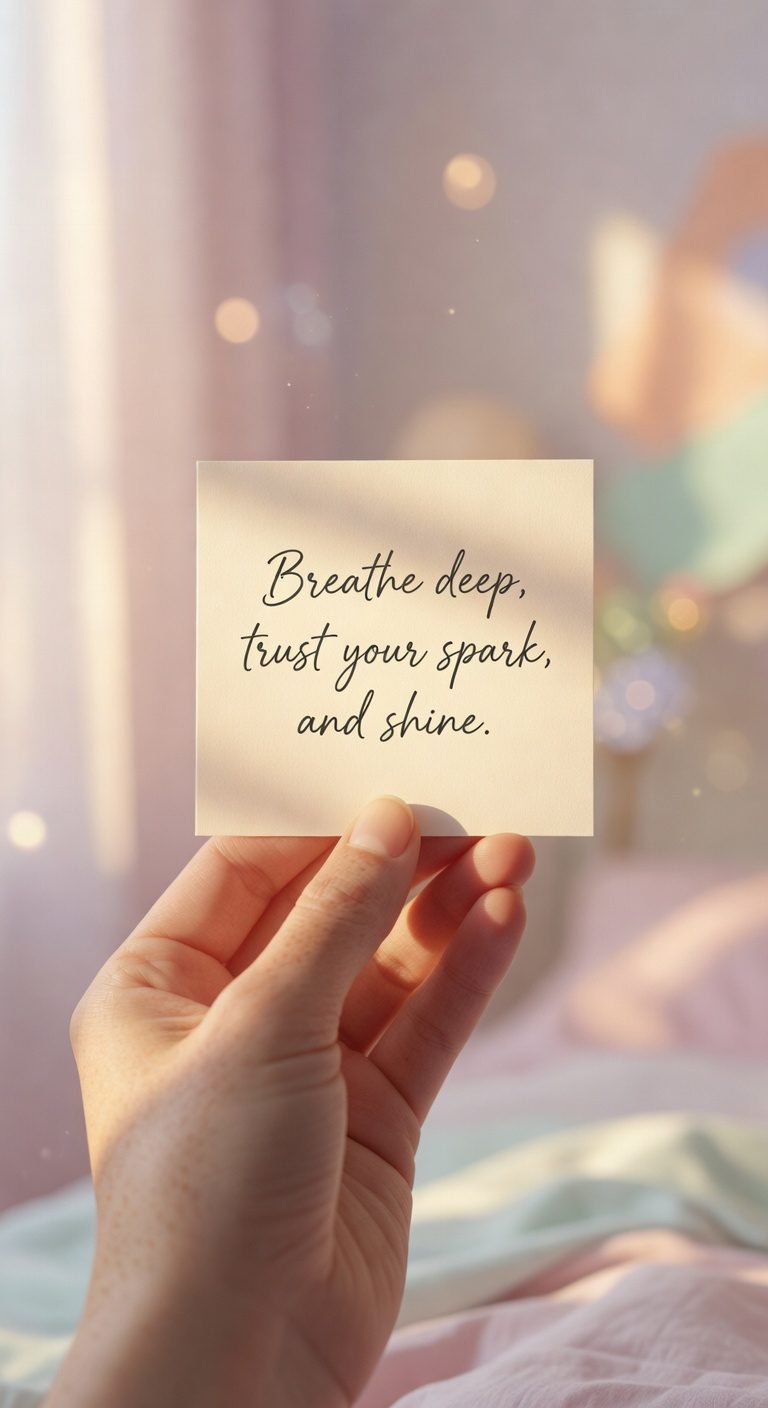 morning confidence nightly calm