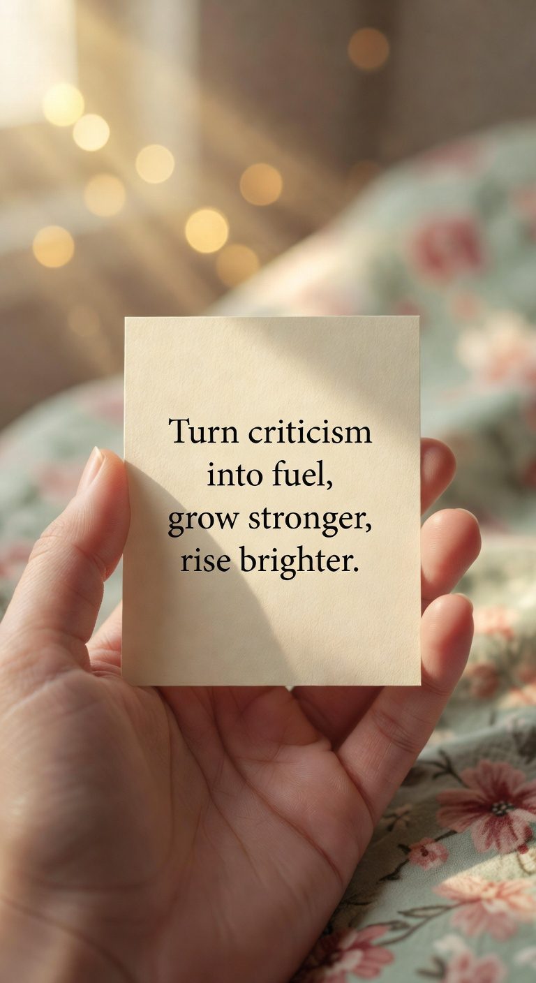 turn criticism into growth